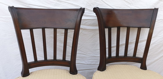 Image 1 of 4 Antique English Dining Chairs