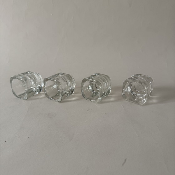 Image 1 of Portacandele in vetro di Joe Colombo per Arno Italia anni '60