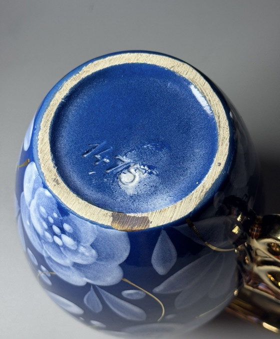 Image 1 of Brocca Art Déco Boch Frères La Louvière di Raymond Chevalier, Belgio, anni '30
