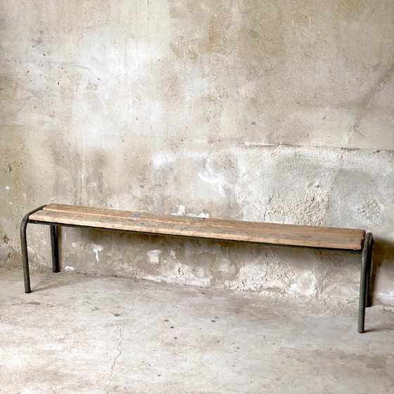 Image 1 of Banc d'école vintage