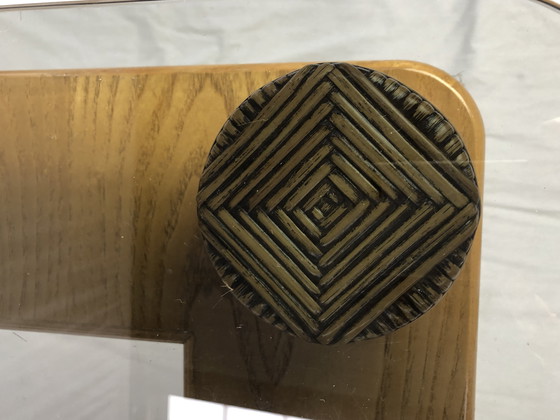 Image 1 of Table de salle à manger dans le style de Vivai del Sud, années 1980