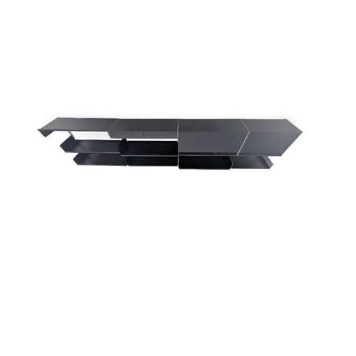 Étagère murale Dieter Rams 606, buffet noir Vitsoe, design Bauhaus