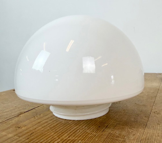 Lampadario vintage in porcellana bianca, anni '70 – Plafoniere, Ceramic, Glass (photo 7 of 12)
