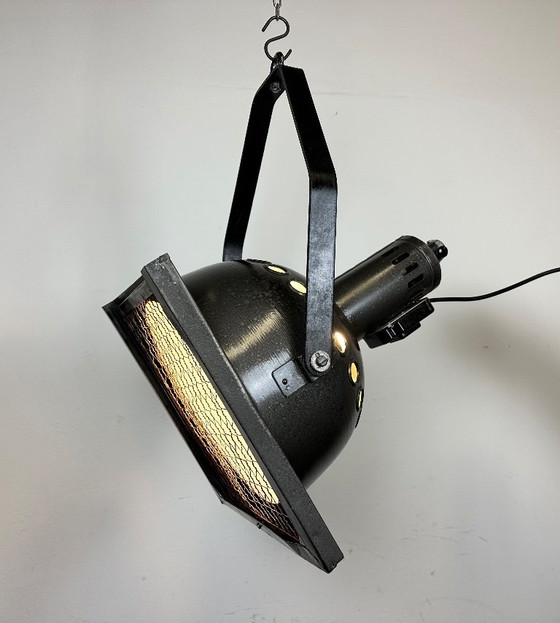 Image 1 of Projecteur de théâtre gris vintage d'Elektrosvit, années 1970