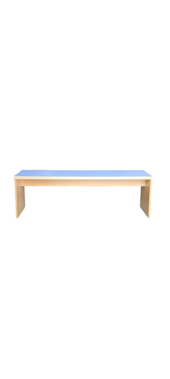 Image 1 of Sleek Wooden Design Benches 1990s