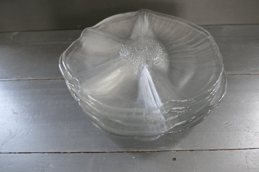 Vintage Kosta Boda Schweden Fondueteller 8 x