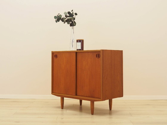 Image 1 of Teakholzschrank, dänisches Design, 1970er Jahre, hergestellt in Dänemark