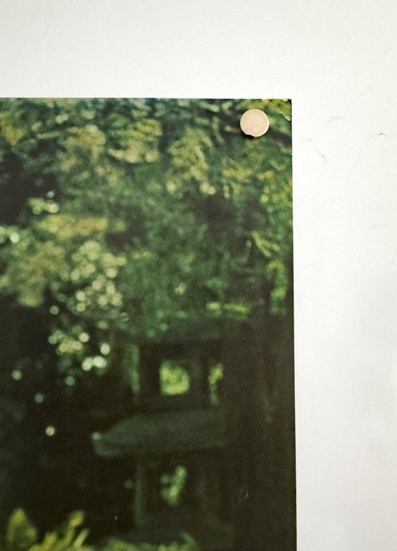 Image 1 of 🛫 Fly to Japan — Inner Garden of Heian Shrine, Kyoto – c.1965 – Original Poster by Japan Air Lines |  100.5 × 62.5 cm | Japan