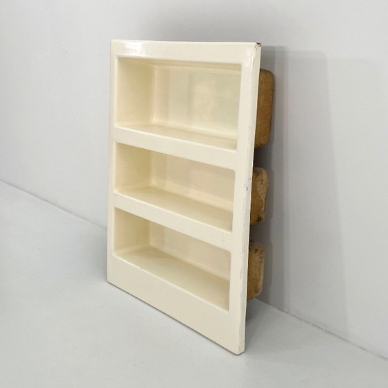 Image 1 of Étagères murales encastrées Space Age en fibre de verre, années 1970