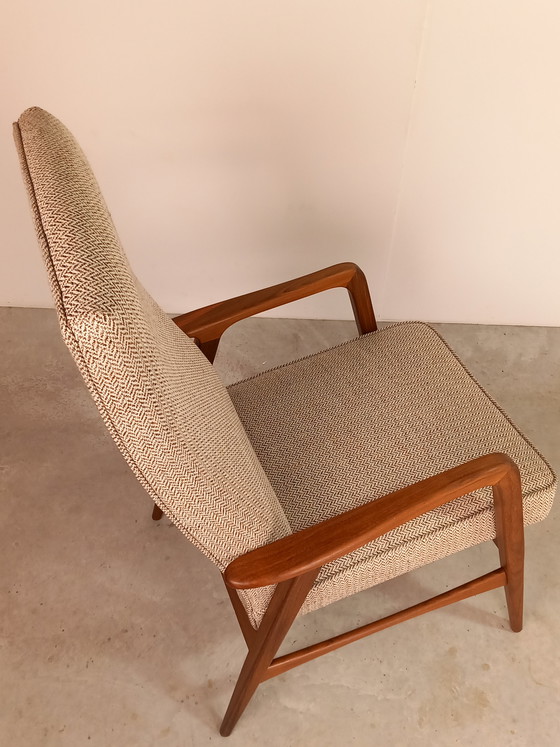 Image 1 of Poltrona Alf Svensson Fritz Hansen Kontur | Restaurato di metà secolo