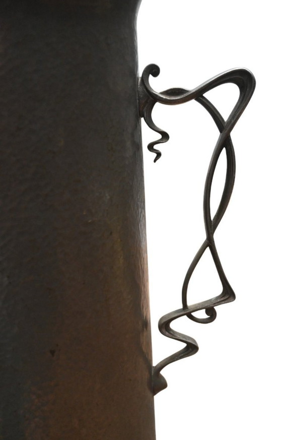 Image 1 of Jugendstil-Weinkühler - Messing verzinnt, um 1900-1915