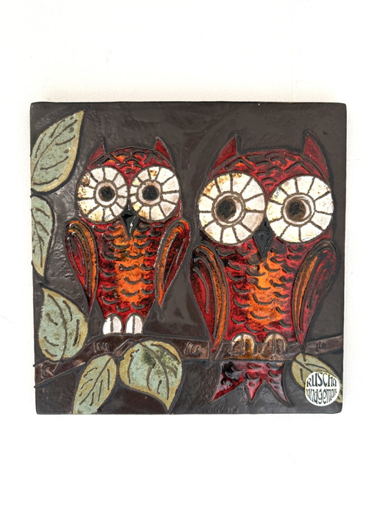 2x Ceramic Wall Tile, Ruscha Keramik ‘60 – Wall decoration (photo 5 of 10)