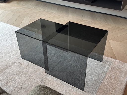Set of two coffee tables | Montel | Black