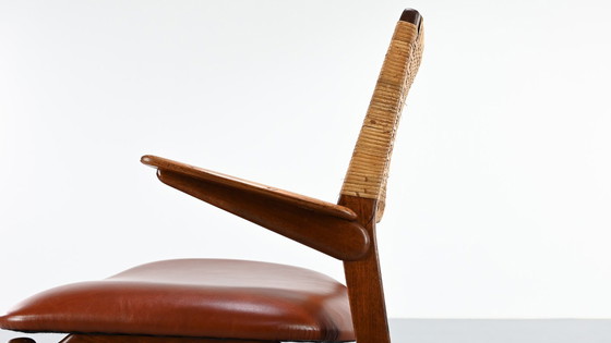 Image 1 of  E. Knudsen, Model 48 armchair for Jensen & Lykkegaard. Denmark, C.1950
