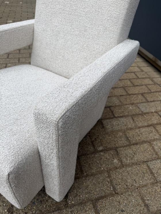 Cassina Utrecht Chair Beige Bouclé, Rietveld Nieuwstaat! – Fauteuils, Textile (photo 15 of 15)