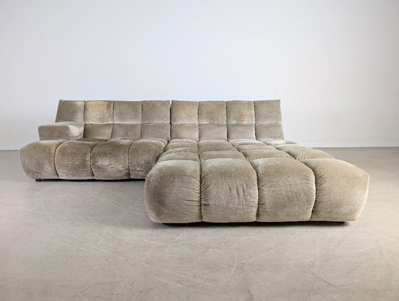 Image 1 of Divano angolare originale Bretz Ocean 7, divano di design in velluto