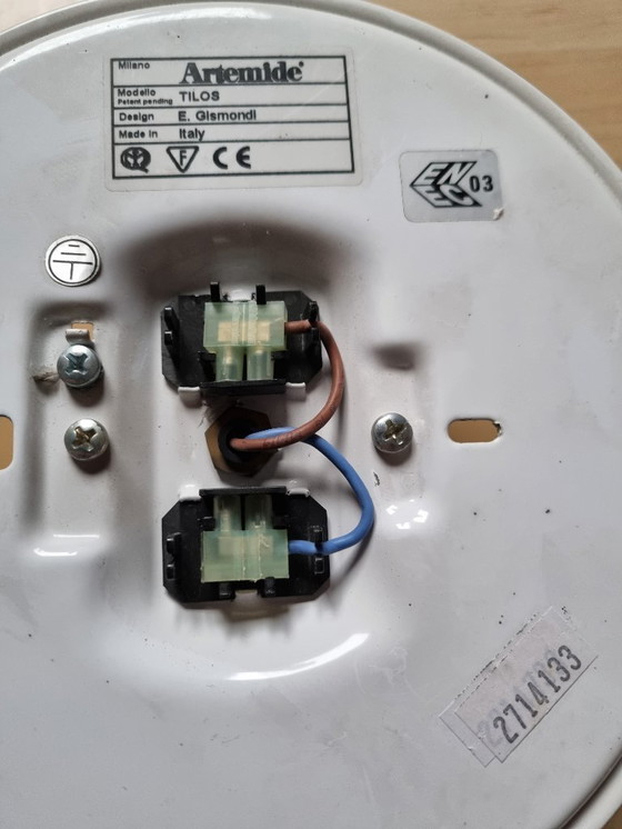 Image 1 of 2 stuks Artemide. Model Tilos 200. Design Ernesto Gismondi Italy.