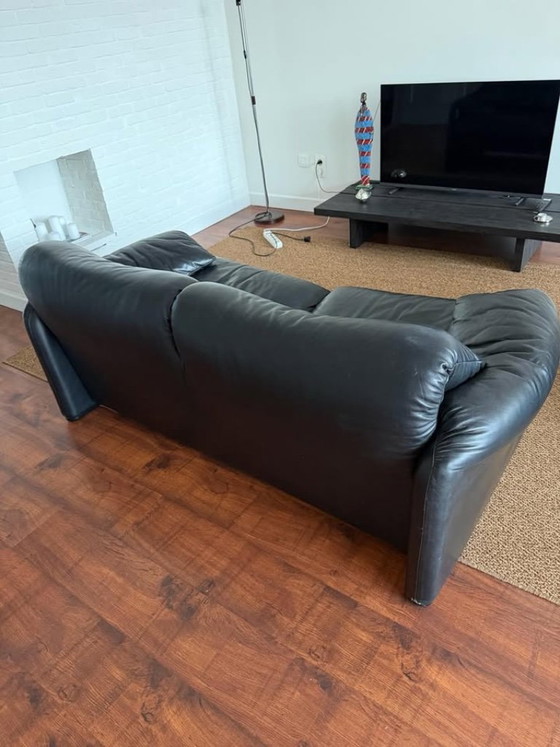 Cassina Maralunga de 2 plazas – Sofás de 2 plazas, Leather (photo 3 of 6)