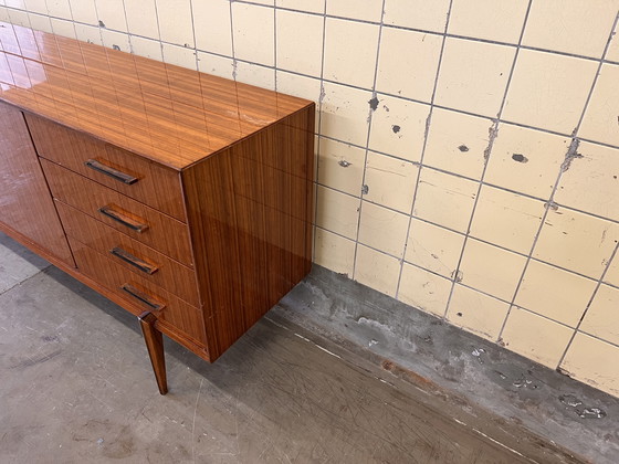 Image 1 of Vintage high-gloss lowboard by Van Pelt