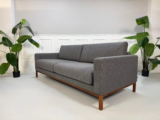 Image 1 of Bolia North 3 Sitzer Sofa Designer Stoff Grau Couch + Hocker