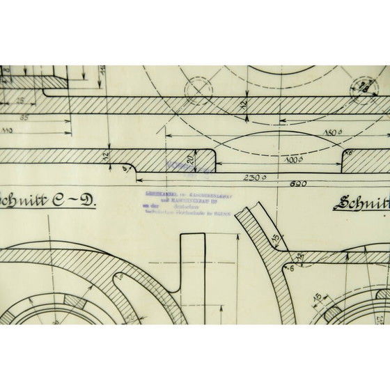 Image 1 of Vintage hand-drawn technique, 1925