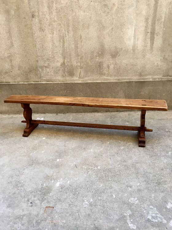 Image 1 of Banco de granja de madera maciza