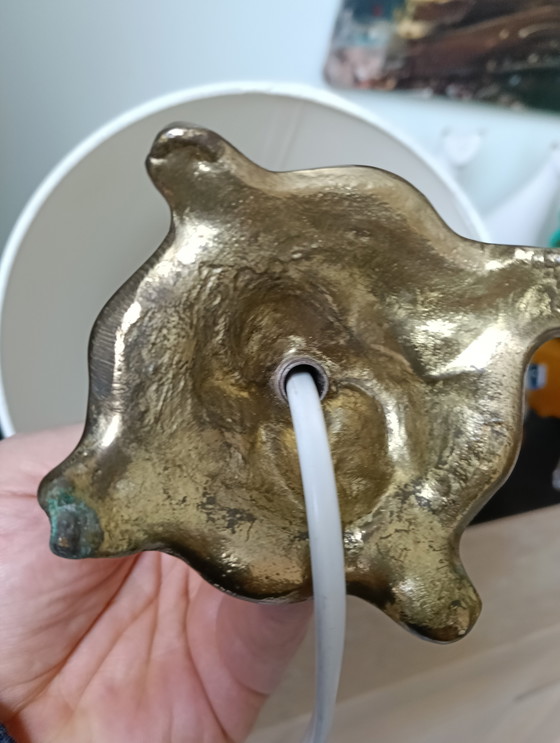 Image 1 of Brass table lamp