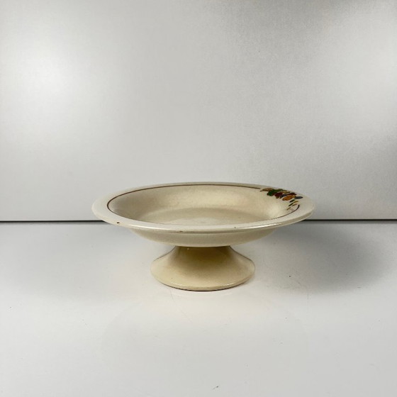 Image 1 of Compotier Longwy , début XXème s. , décor Floral