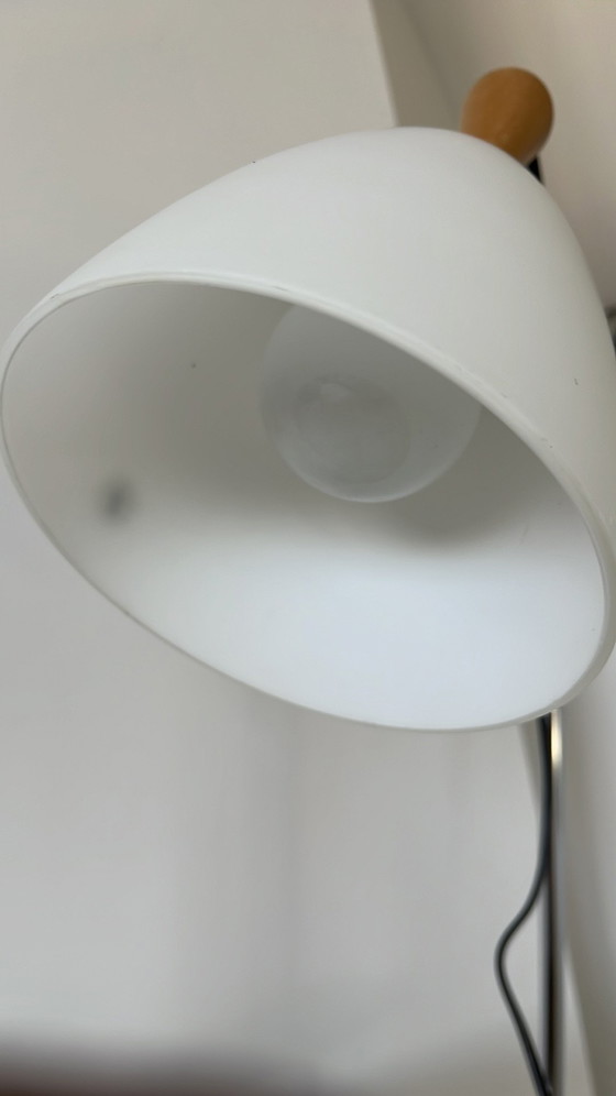 Vintage IKEA Skärholmen Tafellamp | Mid-Century Style – Tafellampen, Chrome, Glass (photo 8 of 8)