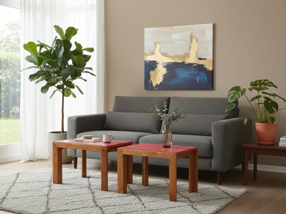 Image 1 of Afra & Tobia Scarpa Mod. 778 Couchtische für Cassina 1970er Jahre