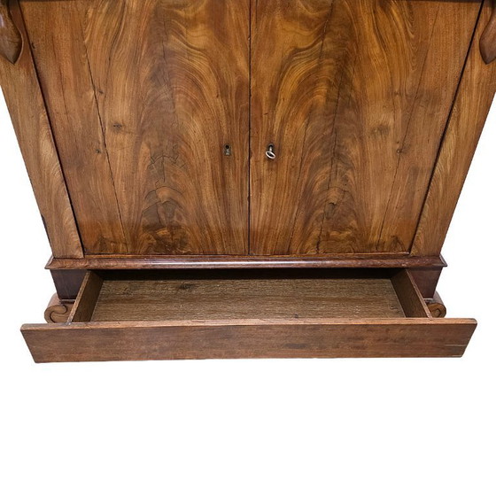Image 1 of German Biedermeier mahogany pier cabinet, circa 1830/40