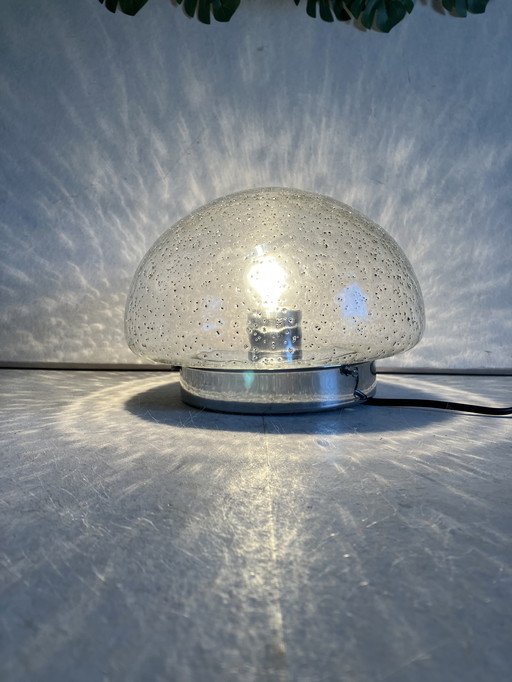 Hillebrand speckle bubble ceiling lamp vintage design 70'