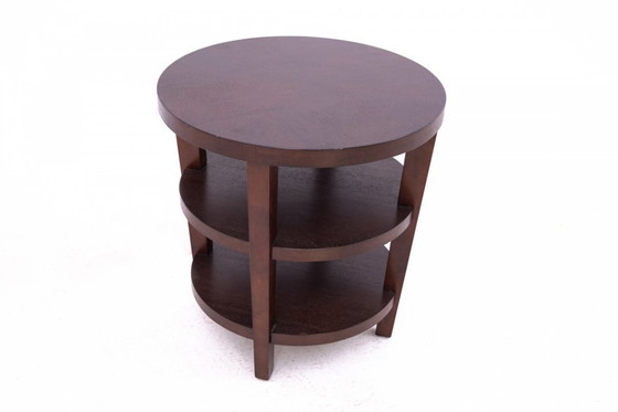 Image 1 of Runder Art-Déco-Tisch, Frankreich, 1930er Jahre.