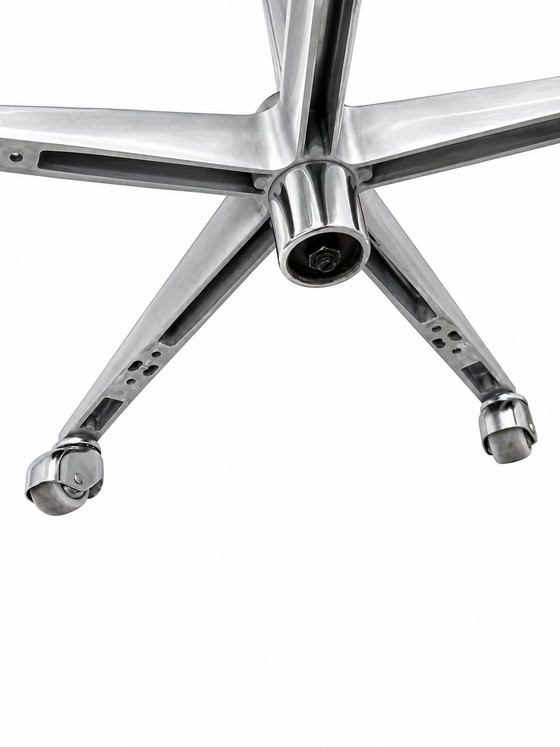 Wilkhahn Delta 2000 bureaustoel – leer & aluminium – designklassieker – Wilkhan, Draaistoelen, Leather (photo 6 of 10)