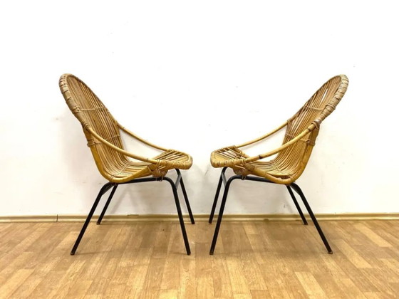 Image 1 of Pair of Armchairs, Alan Fuchs, 1960s, Czechoslovakia