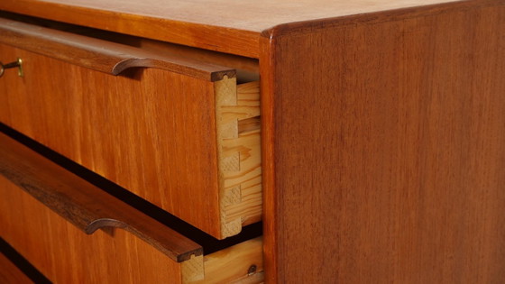 Image 1 of Vintage ladekast | 6 lades | Deens design | 101 cm