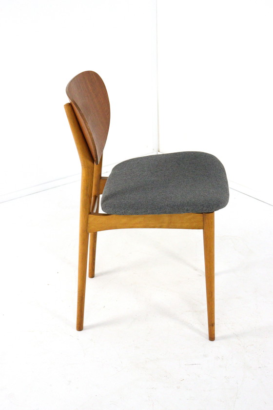 Image 1 of Satz von 4 Vintage Stühlen Neu gepolstert 'Uder'