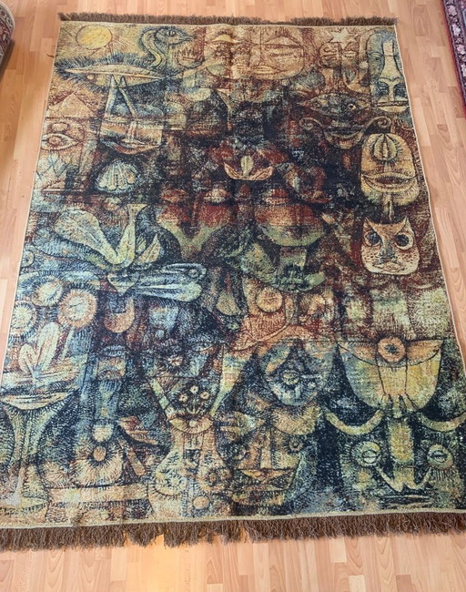 Gabbe fait à la main en Iran d'après Paul Klee