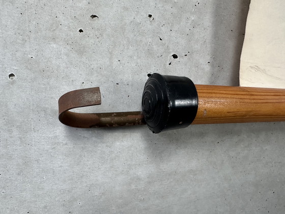 Image 1 of Vintage linnen schoolkaart - de grove den (pinus sylvestris)