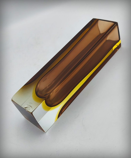 Image 1 of XXL Sommerso Vase By Flavio Poli, Murano, Italy, 1950s