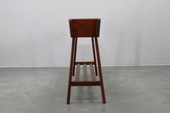 Image 1 of Jardinière danoise en bois, style milieu du XXe siècle, avec base en teck