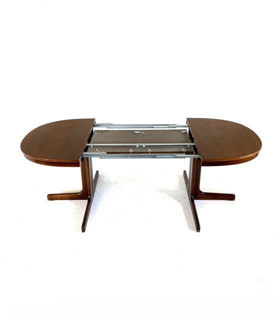Image 1 of Vintage XL extendable teak dining table, Lübke '60