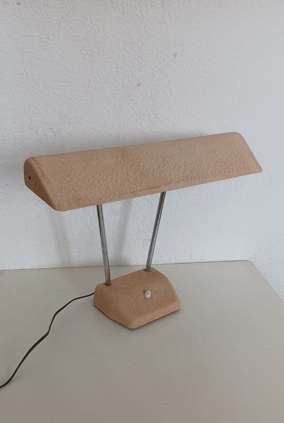 Image 1 of Lampada da notaio anni Cinquanta con lacca termoretraibile