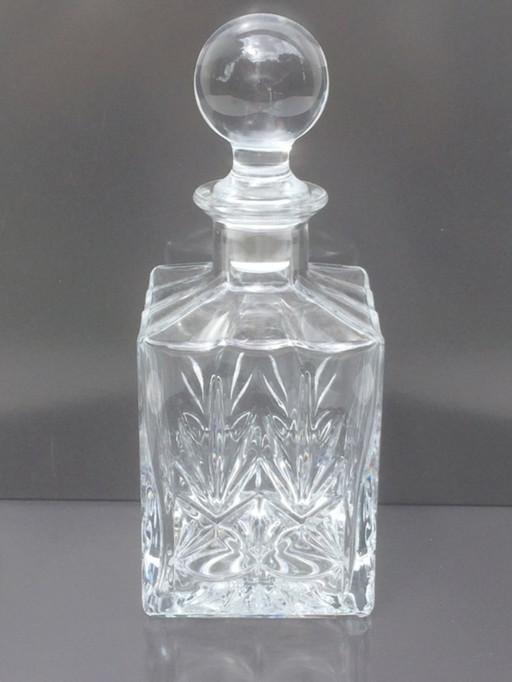 Caraffa vintage in stile Val Saint Lambert