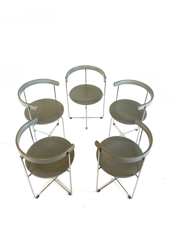 Image 1 of 5 sedie pieghevoli dal design vintage 'Soley', Kusch & Co '80