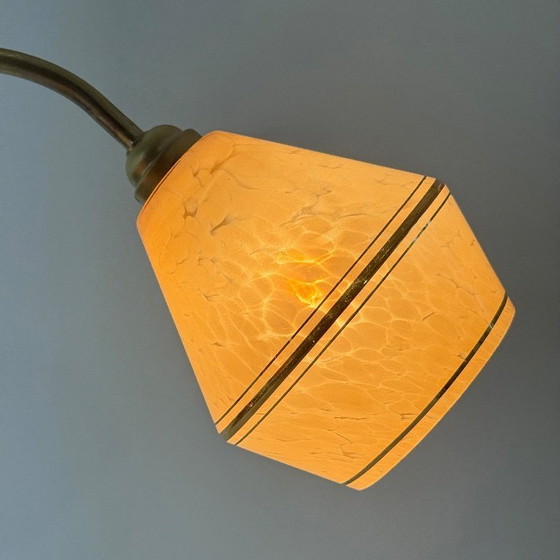 Image 1 of Coppia di applique da parete in vetro Clichy vintage