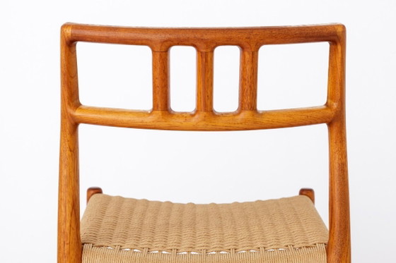 Image 1 of Chaises Niels Otto Møller Modèle 79 | Lot de 6 | Chaises de salle à manger danoises en teck | Années 1960