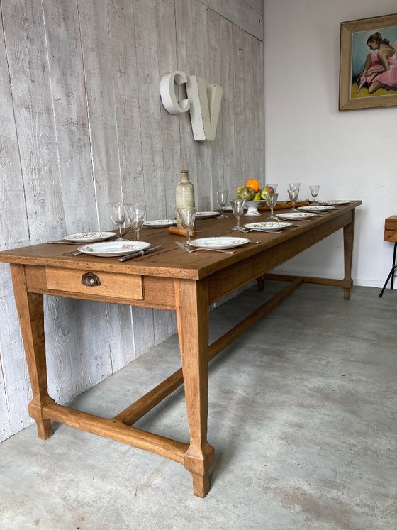 Large antique farmhouse table 244x82cm – Dining tables, Wood (photo 8 of 12)