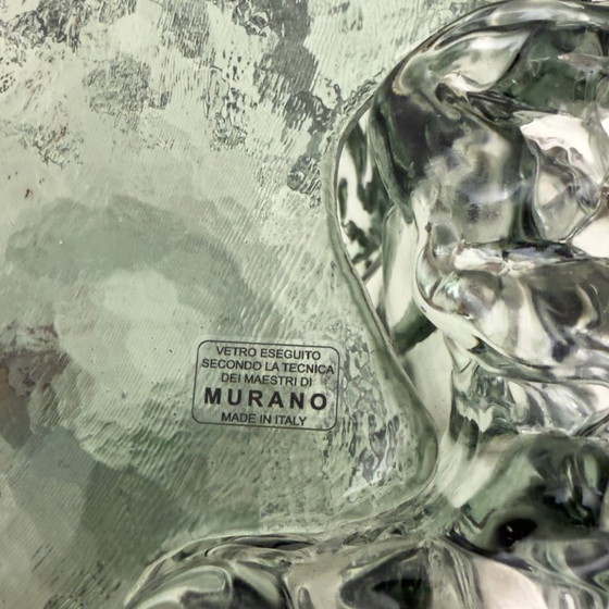 Image 1 of Coppia di tavolini in vetro di Murano color acquamarina di Tokujin Yoshioka