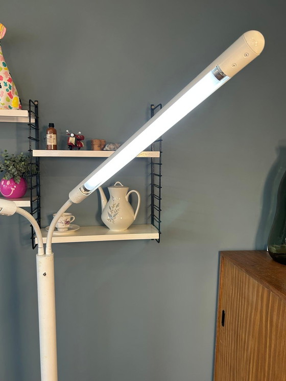 Image 1 of Vintage Vloerlamp Wit